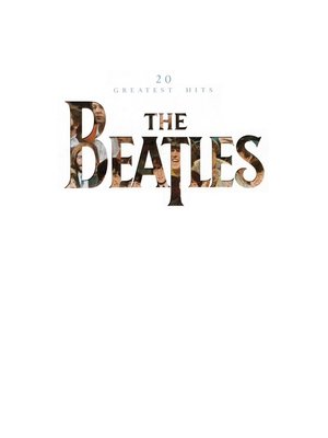 cover image of The Beatles: 20 Greatest Hits